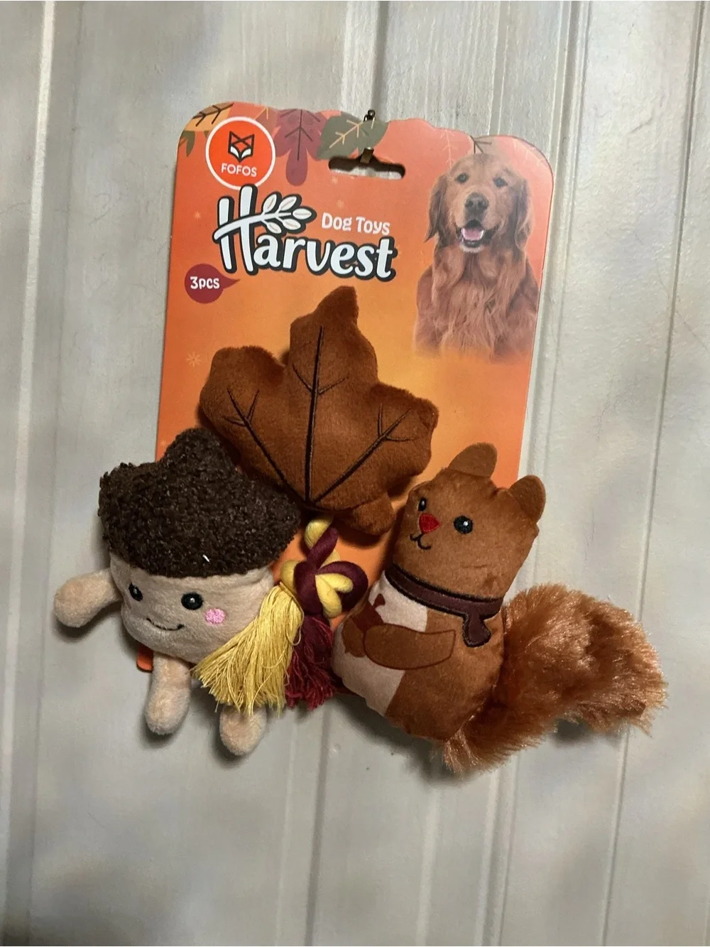 Fofos Harvest Pet Toy, Small Dog Toy Set, , 3 Pieces
